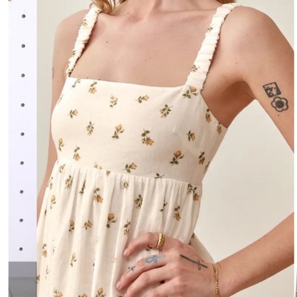 NWT Reformation Tana Linen Dress - Picture 3 of 6